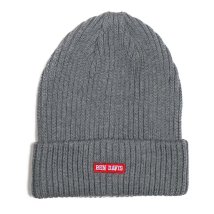 BACKYARD FAMILY(バックヤードファミリー)/BEN DAVIS ベンデイビス BOX LOGO KNIT CAP BDW－9526WP/グレー