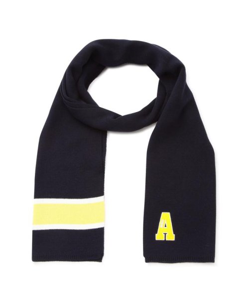 AVIREX(AVIREX)/COLLEGE LOGO MUFFLER / カレッジ ロゴ マフラー/ネイビー