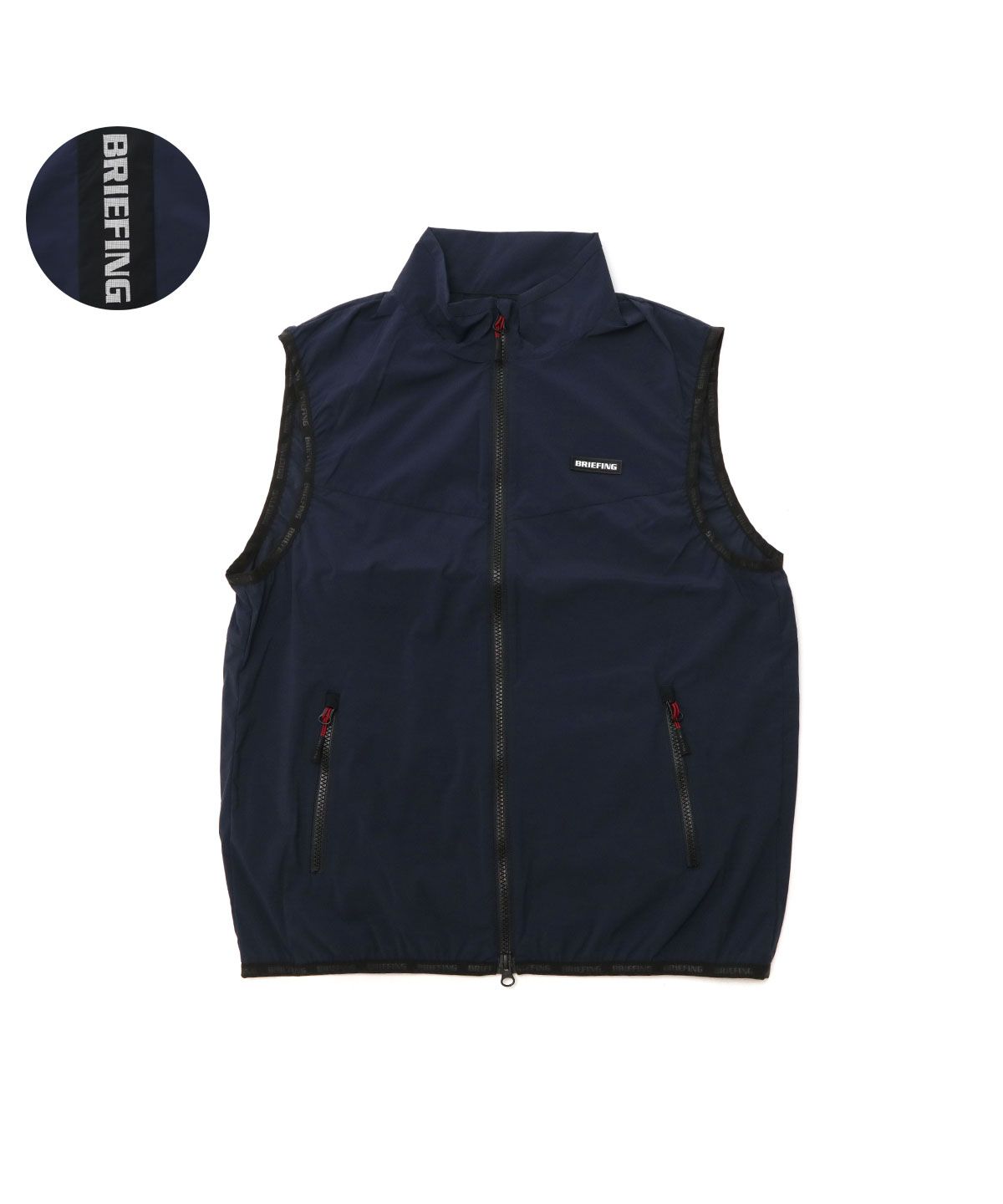新品BRIEFING正規品FLEECE VEST グレーLサイズ
