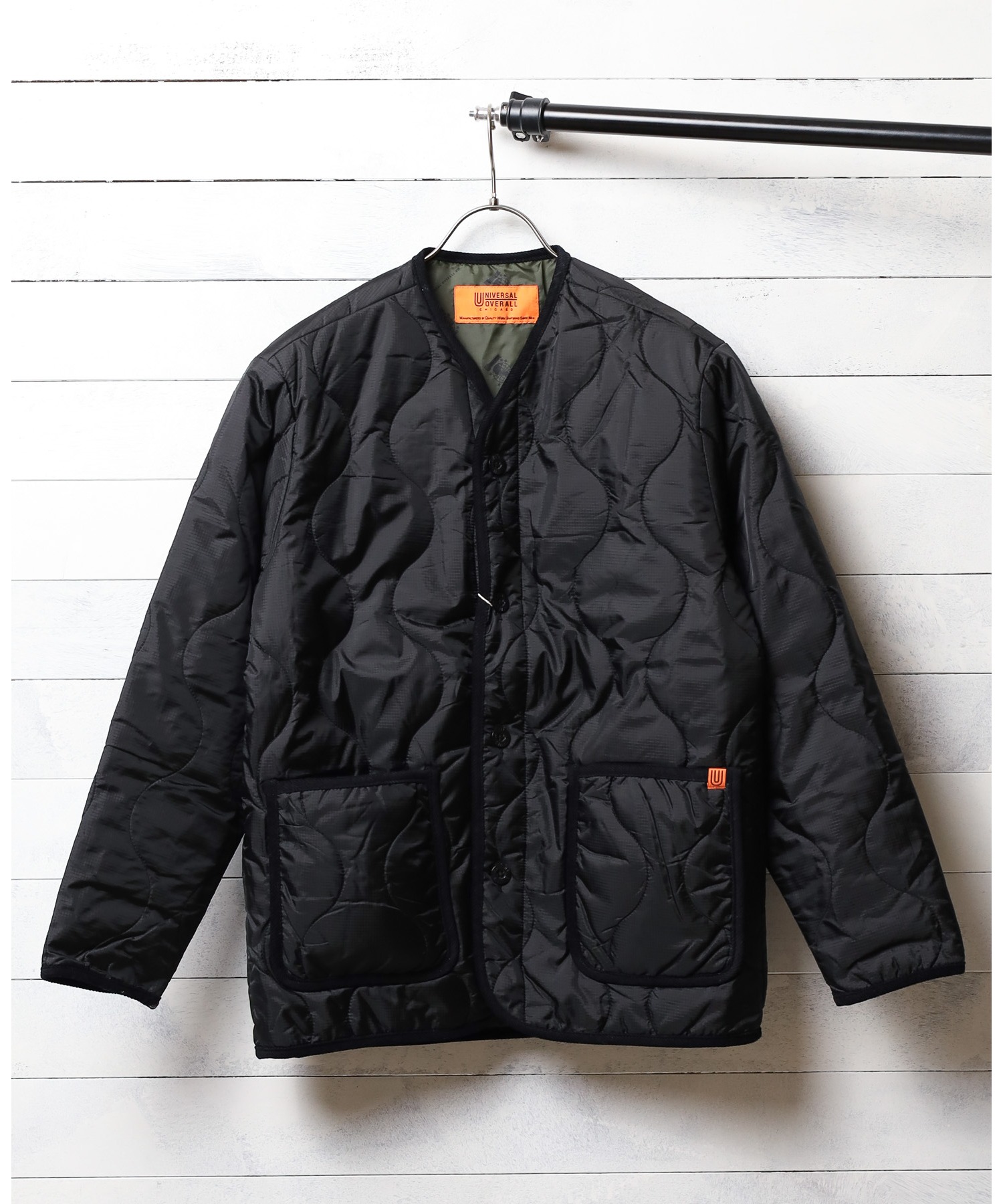 72】【UNIVERSAL OVERALL】QUILT RIP STOP JACKET-