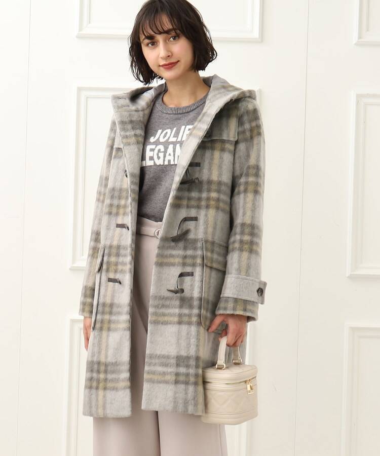 セール】【大人フェミニンなカジュアルスタイルに】シャギーチェック