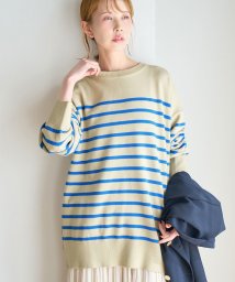 ROPE' PICNIC(ロペピクニック)/【WEB限定】ビッグシルエットボーダーニット/ベージュ系（29）