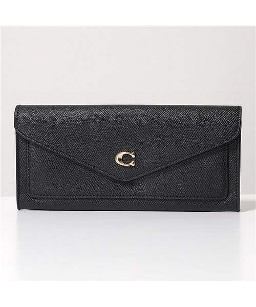 COACH(コーチ)/【COACH(コーチ)】二つ折り長財布 WYN SOFT ウィン ソフト C2326 レディース レザー /ブラック