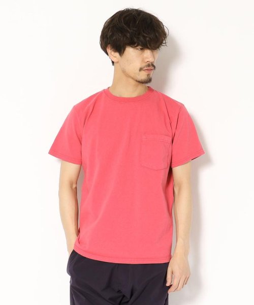 BEAVER(ビーバー)/Goodwear/グッドウェア　SS POCKET TEE 半袖ポケットT　/ライトレッド3