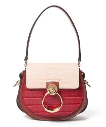 Chloe(クロエ)/【CHLOE】クロエ ショルダーバッグ ハンドバッグ ミニバッグ レディース クロコ型押し ピンクレッド/PINKRED