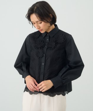 ANAYI/【Eternal Line 2023】コンパクトコットン刺繍ブラウス/505060944
