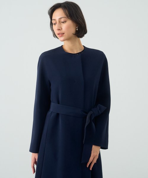 【Eternal Line 2023】コンパクトストレッチノーカラーコート Eternal Line