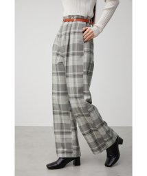 AZUL by moussy/COLOR BELT CHECK PANTS/505061081