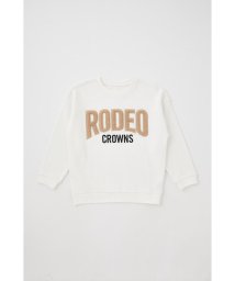 RODEO CROWNS WIDE BOWL(ロデオクラウンズワイドボウル)/キッズロゴボアスウェットトップス/O/WHT1