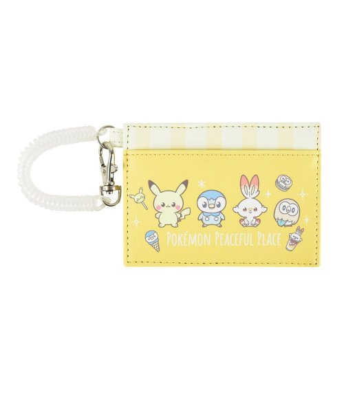 ポケットモンスター ポケモン パスケース 定期入れ カードケース 定期 入れ Icカード ピカチュウ カビゴン レディース 女子 合皮 コイルコード レディース ランナー Runner Magaseek