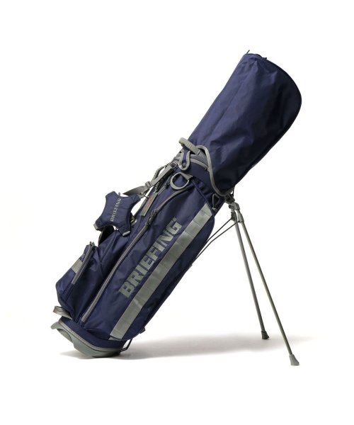 BRIEFING GOLF(ブリーフィング ゴルフ)/【日本正規品】 ブリーフィング ゴルフ キャディバッグ BRIEFING GOLF WOLF GRAY SERIES CR－4 #02 XP BRG223D24/ネイビー