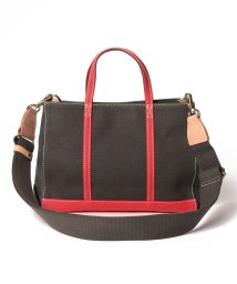 russet(ラシット)/《SHOPPER》トートバッグ S【キャンバス】(CE－241)/C.GY/RD