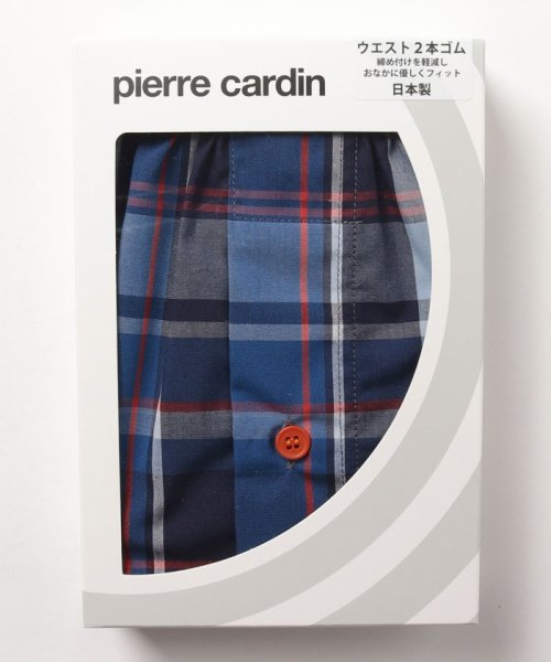 pierre cardin(ピエールカルダン)/ピエールカルダン　マドラスチェック柄　トランクス(M－L)/コン