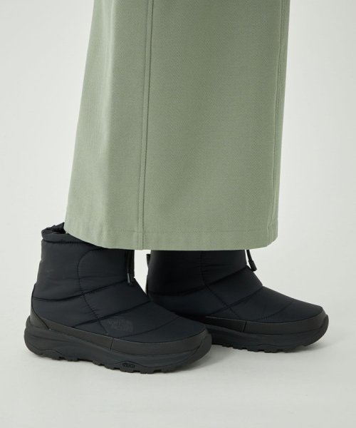 green label relaxing(グリーンレーベルリラクシング)/＜ THE NORTH FACE ＞ Nuptse Bootie WP ショート ブーツ/BLACK