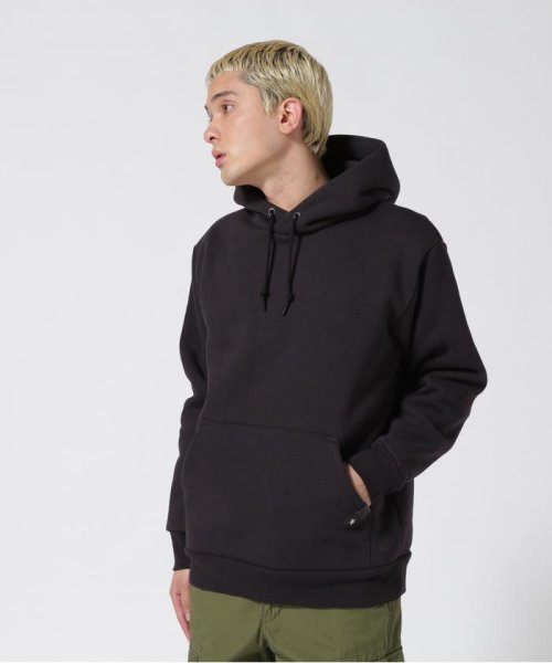 Schott(ショット)/HEAVY WEIGHT PLAIN HOODIE/ヘビーウェイト プレーンフーディー/ブラック