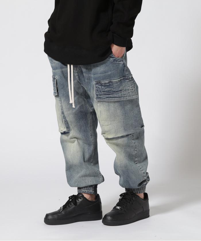 A.F ARTEFACT/エーエフ・アーティファクト/Denim Sarouel Long Pants