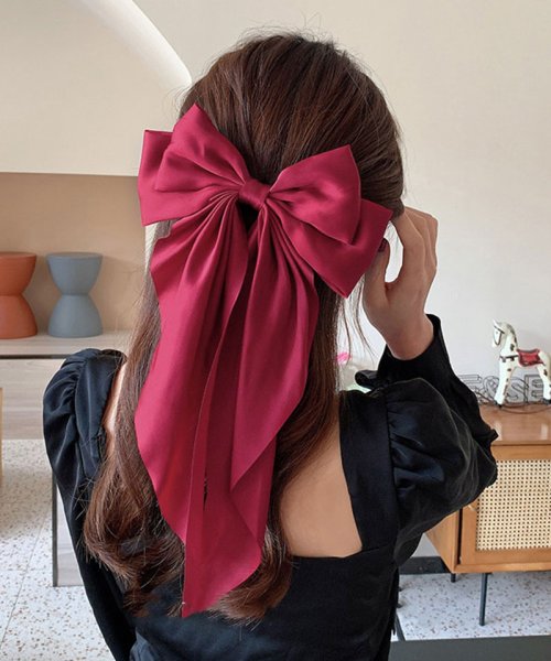 リボンヘアアクセサリー 大きめ 髪飾り 大きい おしゃれ キッズ 大人 オシャレ 髪飾り 上品 パーティー飾り 卒業式 デート 結婚式 旅行 ショッピングゴー Shoppinggo Magaseek