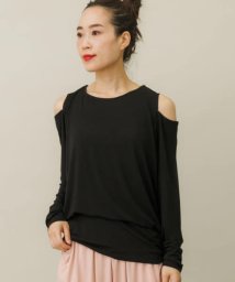 URBAN RESEARCH Sonny Label(アーバンリサーチサニーレーベル)/SLAB Open Shoulder Pullover/ブラック