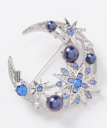 LANVIN en Bleu(JEWELRY)(ランバン　オン　ブルー（ジュエリー）)/セサンパ ムーンシルエットブローチ/ブルー3