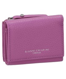 GIANNI CHIARINI(ジャンニキアリーニ)/ジャンニ・キアリーニ PF W5065 GRN 三つ折り財布/パープル系