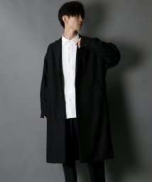 SITRY(SITRY)/【SITRY】over size wool chester coat/オーバーサイズ ウール チェスターコート/シングル チェスター ロングコート/ブラック