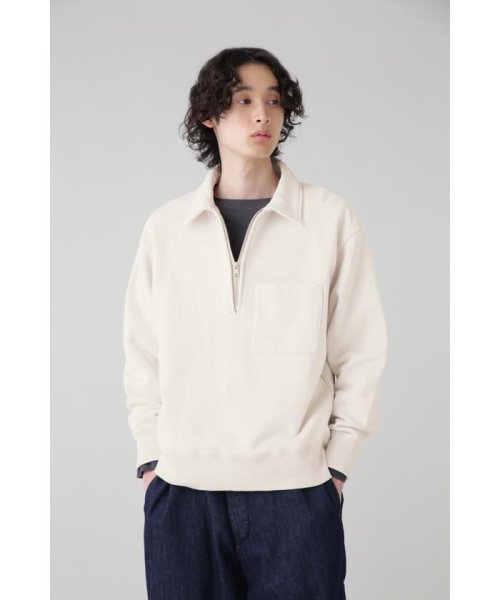 MHL.(エムエイチエル)/HEAVY COTTON LOOPBACK JERSEY/ECRU2