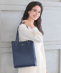 Clelia(クレリア)/トートバッグ レディース Clelia クレリア Palazzo パラッツォ ブランド スクエア シンプル きれいめ おしゃれ かわいい 縦型 CL－23440/ネイビー