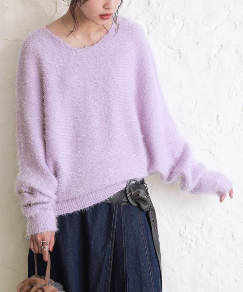 セール ゆるふわシャギーニット オシャレウォーカー Osharewalker Magaseek