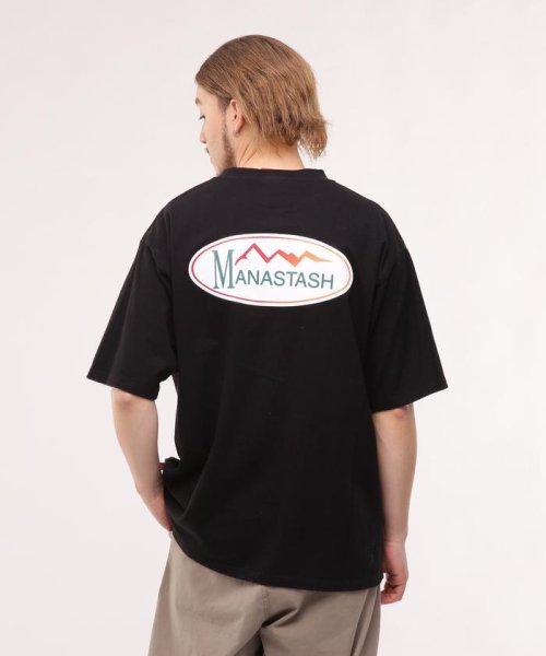 MANASTASH(マナスタッシュ)/MANASTASH/マナスタッシュ/RE:CTN TEE ORIGINAL LOGO/ブラック