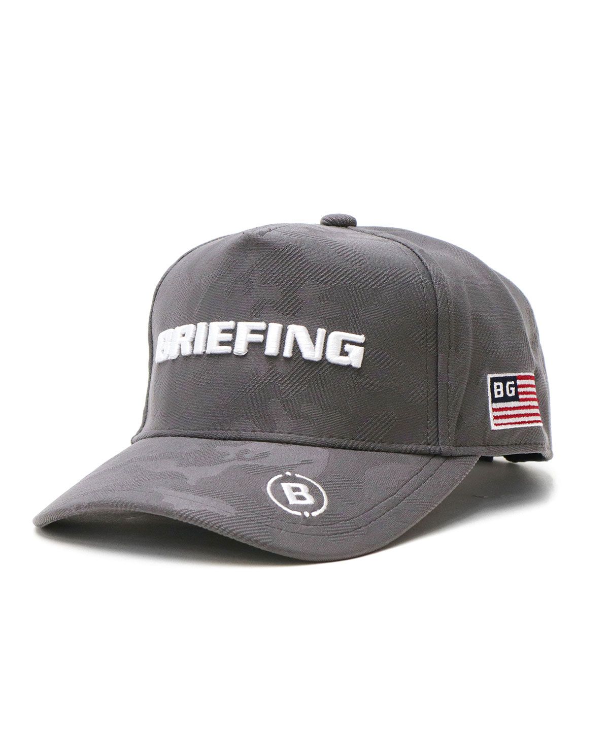 【日本正規品】ブリーフィング ゴルフ キャップ BRIEFING GOLF MENS CAMO JQ CAP 帽子 迷彩 ロゴ ナイロン  BRG223M82