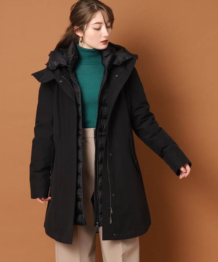 woolrich ダウン ナイロンコート3in1