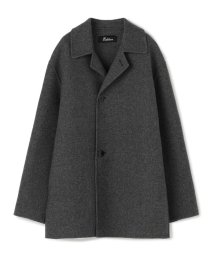 EDITION(EDITION)/MELTON SHORT COAT ウール ダブルフェイスショートコート/17チャコールグレー