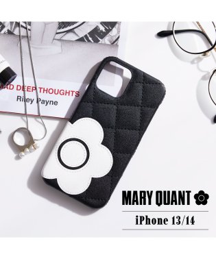 MARY QUANT/MARY QUANT マリークヮント iPhone 14 13 ケース スマホケース 携帯 レディース PU QUILT LEATHER BACK CASE ブ/505067728