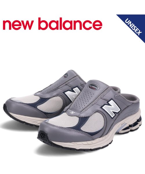 new balance(ニューバランス)/ニューバランス new balance 2002 サンダル ミュール メンズ レディース Dワイズ ダーク グレー M2002RMJ/その他