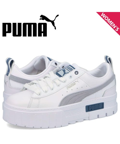 プーマ Puma Puma プーマ スニーカー レディース メイズ レザー ウィメンズ 厚底 ホワイト 白 Mayze Leather Womens 3819 15 Magaseek