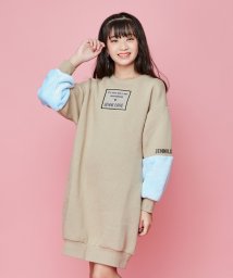 裏起毛袖ボア切替えワンピ ジェニィラブ Jenni Love Magaseek