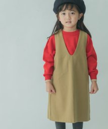 URBAN RESEARCH DOORS（Kids）(アーバンリサーチドアーズ（キッズ）)/『親子リンク』FORK&SPOON　TRジャンパースカート(KIDS)/BEIGE