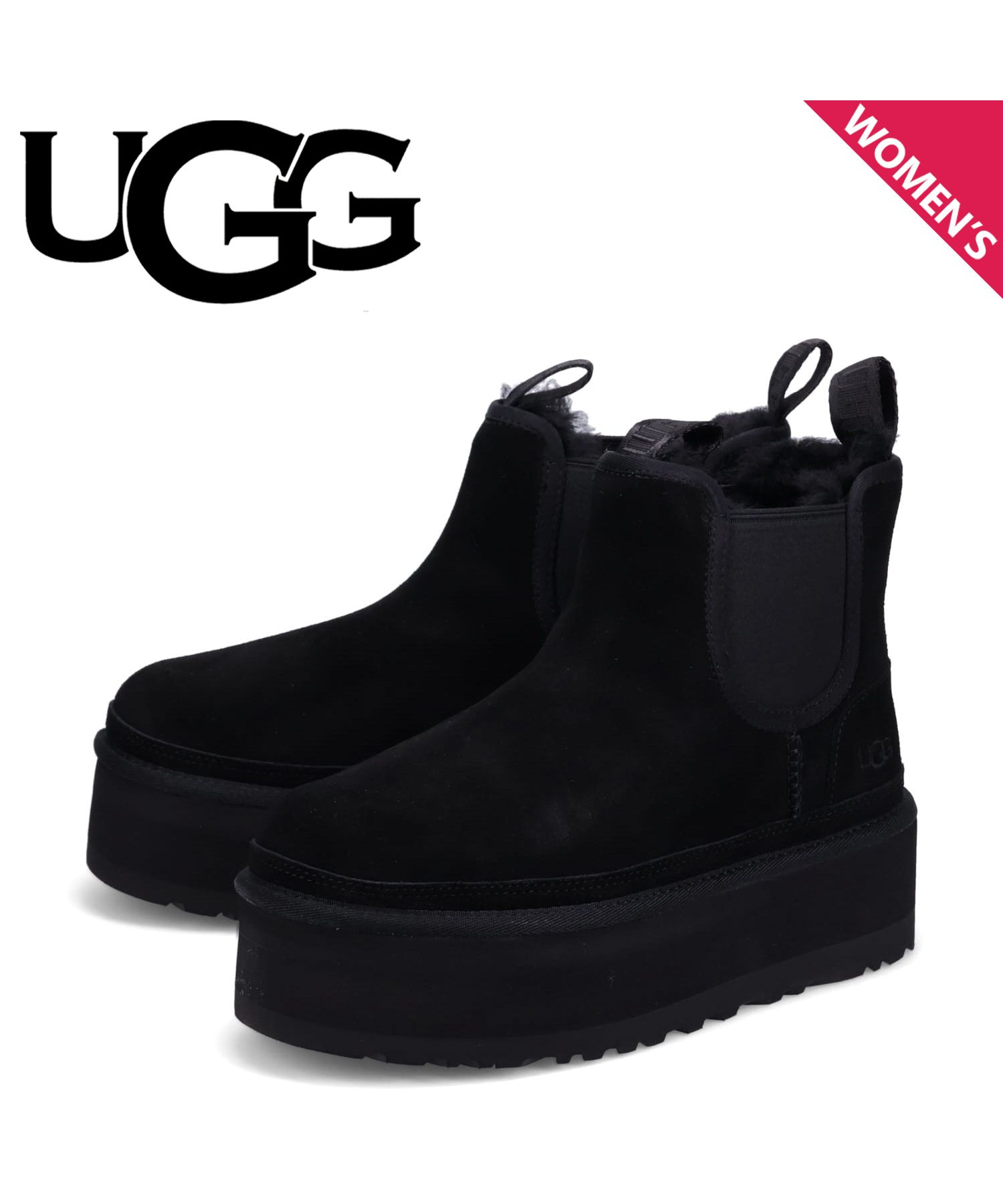 UGG アグ 厚底ブーツ ニューメル プラットフォーム 26.0cm