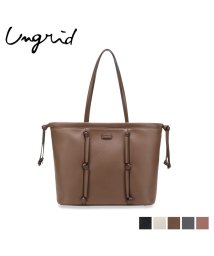 Ungrid/アングリッド Ungrid バッグ トートバッグ レディース 大きめ ファスナー付き MEDIUM TOTE BAG ブラック ホワイト ブラウン グレー ピン/505067867