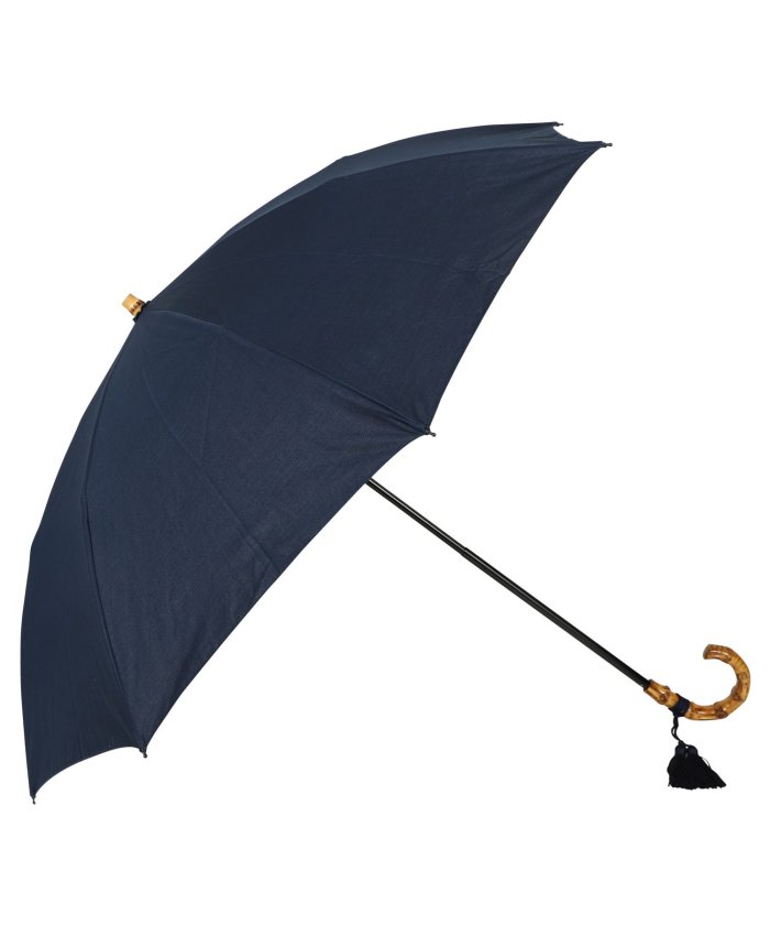 バンブーの持ち手の日傘