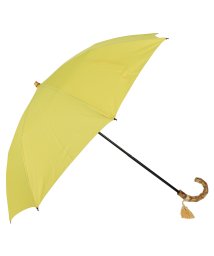 WAKAO(ワカオ)/ワカオ WAKAO 雨傘 折りたたみ傘 レディース 47cm 軽量 防水 UVカット 紫外線対策 天然素材 日本製 タッセル付き FOLDING UMBRELL/イエロー