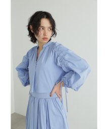 JILL STUART(ジル スチュアート)/【セットアップ対応商品】T/Cタイプライターボリュームスリーブブラウス/IRIS