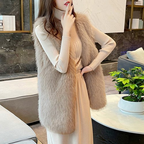 セール エコファーベスト レディース韓国風ベスト ミニミニストア Miniministore Magaseek