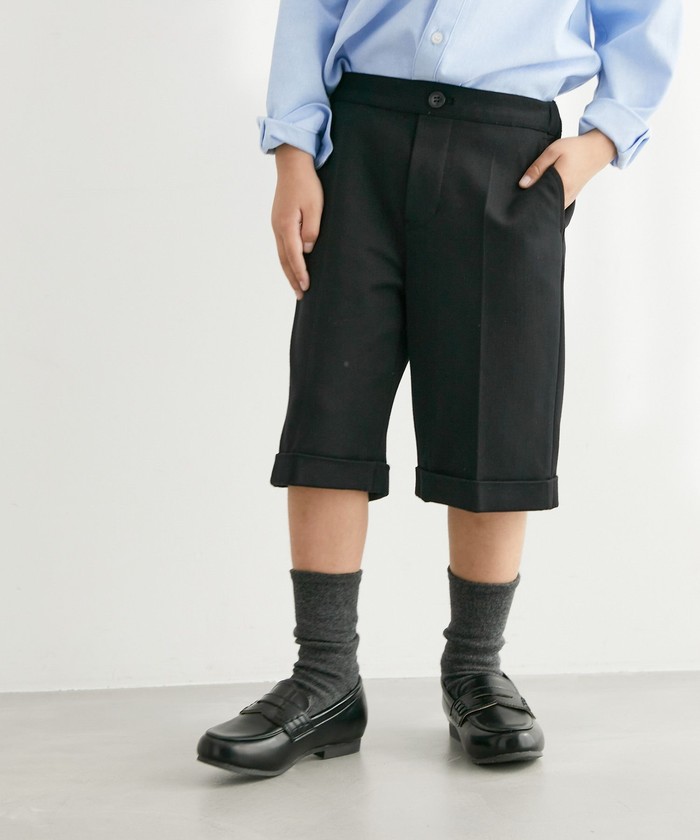 BOYS】入卒式にも/ウエスト調節付きハーフパンツ/セットアップ対応  
