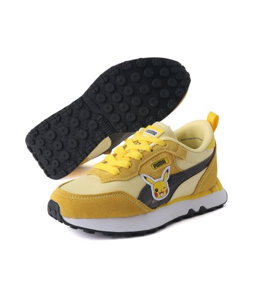 キッズ Puma X Pokemon ピカチュウ ライダー Fv スニーカー 17 21cm プーマ Puma Magaseek