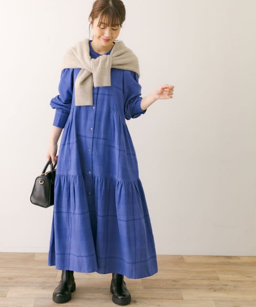 インビジブルチェックワンピース アーバンリサーチサニーレーベル Urban Research Sonny Label Magaseek
