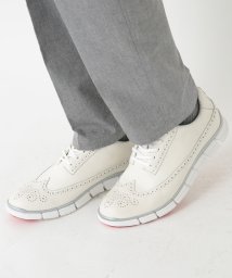 Men's Bigi(メンズビギ)/＜HIROSHI TSUBOUCHI＞別注レザースニーカー　made in japan/ホワイト