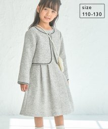 ROPE' PICNIC　KIDS(ロぺピクニックキッズ)/【KIDS】ファンシーツイードボレロ＆ワンピース/ホワイト系（11）