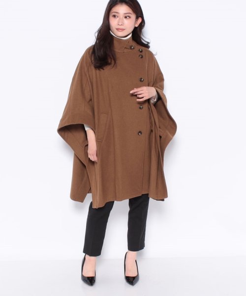 ウールメルトンケープコート K1672713437(12870円)