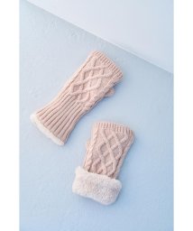 AZUL by moussy(アズールバイマウジー)/KNIT HAND WARMER/BEG